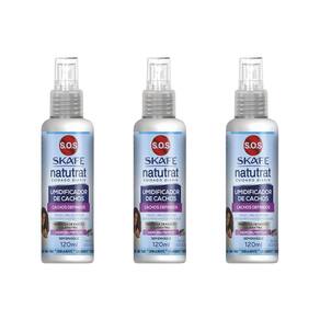 Umidificador De Cachos Skafe Natutrat Sos Cuid Dia 120Ml-3Un