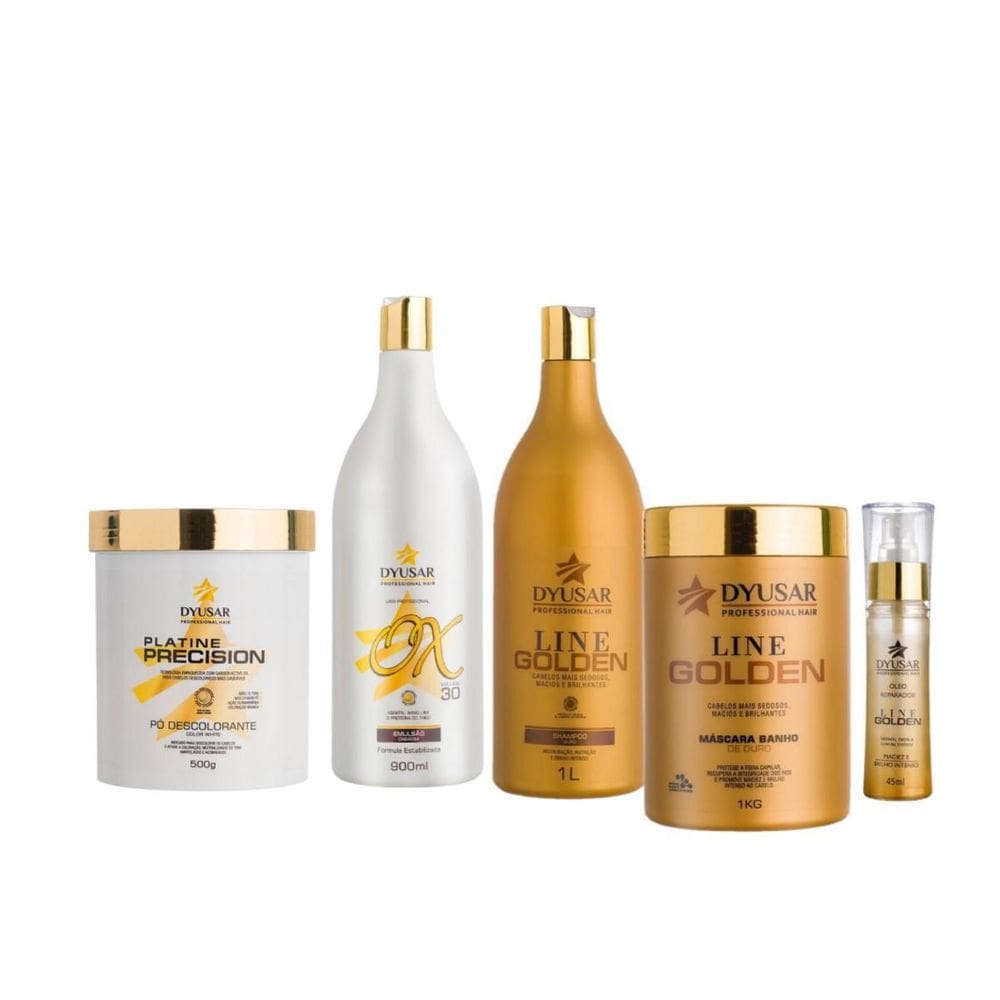 Kit De Hidratação Capilar E Descoloração Profissional Dyusar