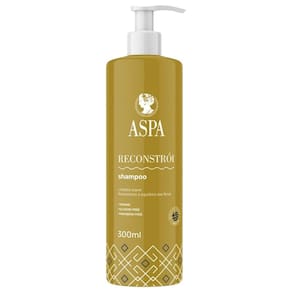 Shampoo Reconstrói Vegano Sem Silicone Aspa 300Ml