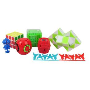 Brinquedo Infantil Shiny Toys Kit 7 Peças Cubo Mágico