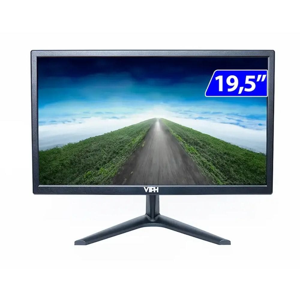 Monitor VH195 19,5P 60HZ VGA HDMI Vesa - VH195 Preto Bivolt