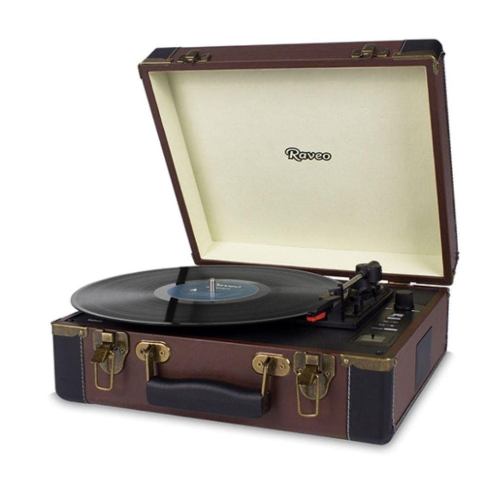 Vitrola Sonetto Raveo Volare Marrom Toca Discos Bluetooth