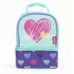 Bolsa Térmica Infantil Com Alça E Zíper Thermos Corações
