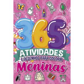 Livro: 365 Atividades E Desenhos Para Colorir - Meninas