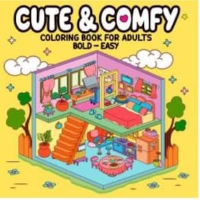 Cute & Comfy Coloring Book For Adults