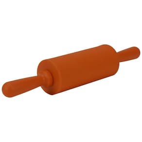 Rolo Abridor De Massa 22 Cm Silicone Antiaderente Terracota