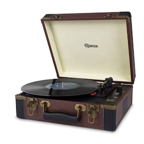 Vitrola Sonetto Raveo Volare Marrom Toca Discos Bluetooth