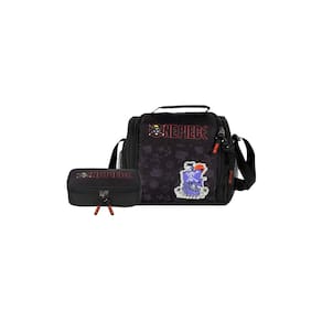 Kit Escolar Lancheira Térmica + Estojo One Piece - Preto
