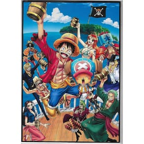 Quadro Monkey D. Luffy Piratas Do Chapéu De Palha