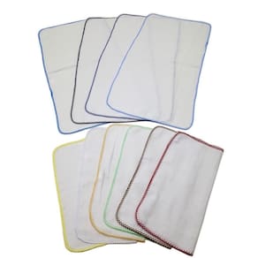 5 Fralda Quadriculada De Ombro 33X68Cm Com Crochê Masculino