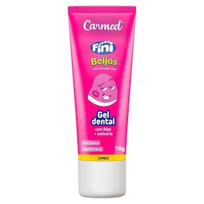 Gel Dental Carmed Fini Beijos Com Flúor 70G
