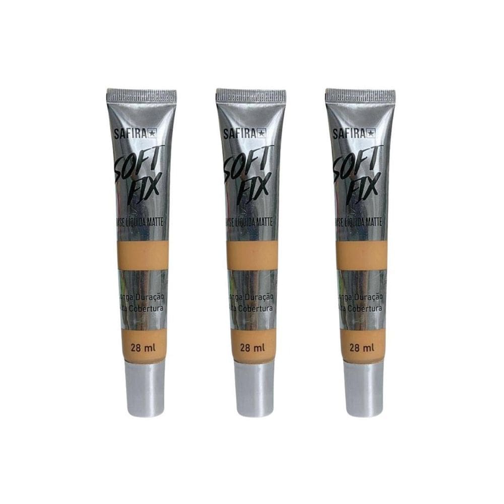 Base Safira Liquida Matte N 03 Bs65473 - Kit Com 3Un