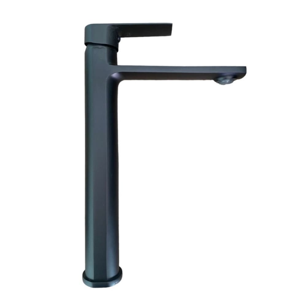 Misturador Monocomando Lavatório Bica Slim Alta Black Preto