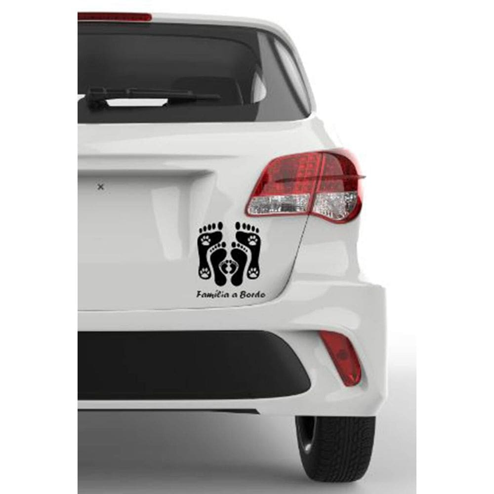 Adesivo Para Carro Família A Bordo