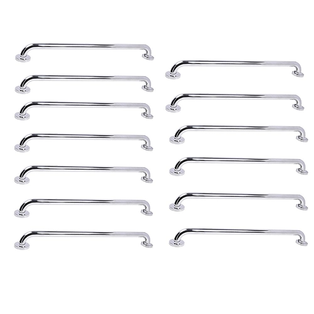 Barra de Apoio 70cm Inox Kit 13 Unidades Suporte Banheiro Box Idoso Gestante Criança Corrimao Escada Varanda Proteçao Segurança
