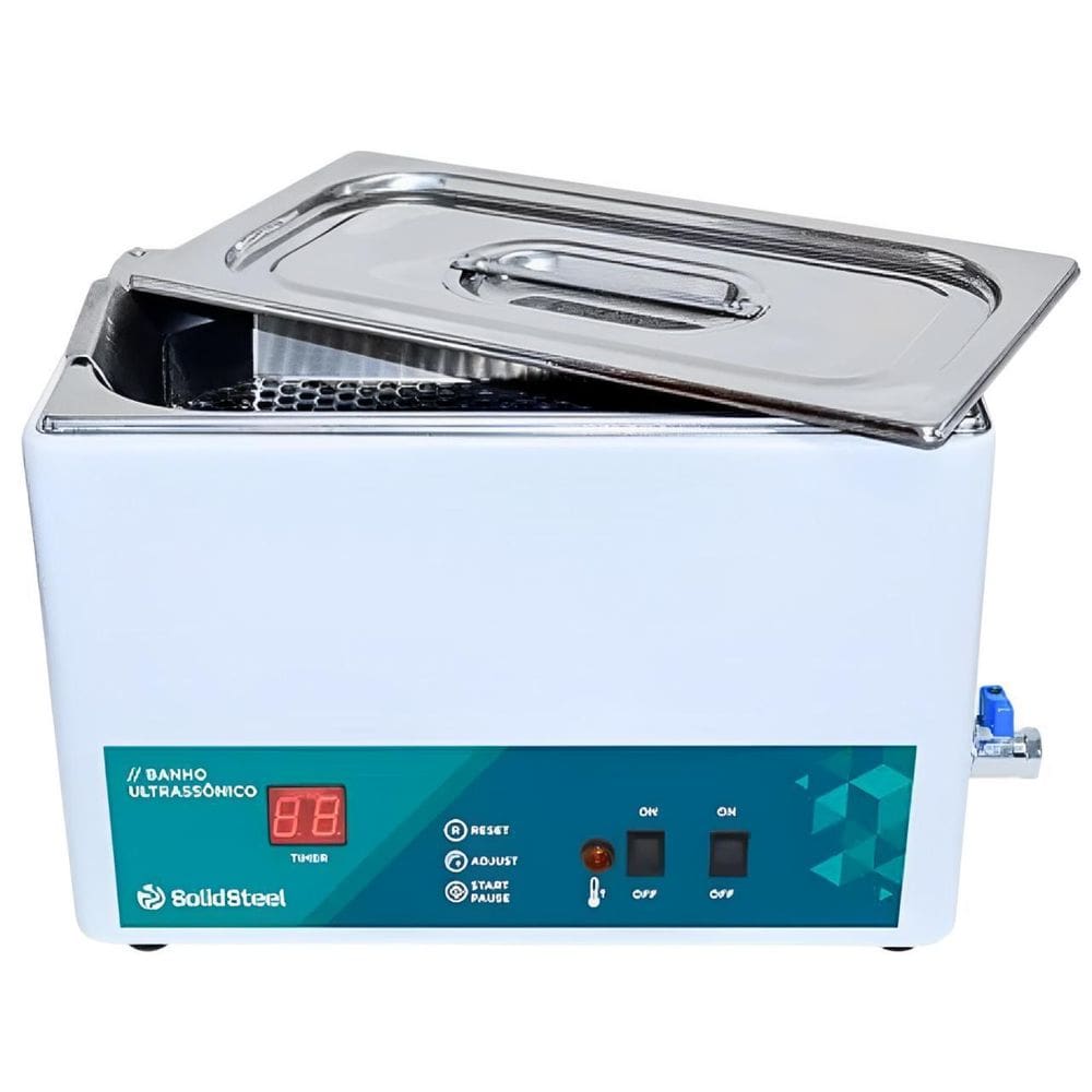 Banho Ultrassônico Com Aquecimento 3.8L Bivolt - Solidsteel