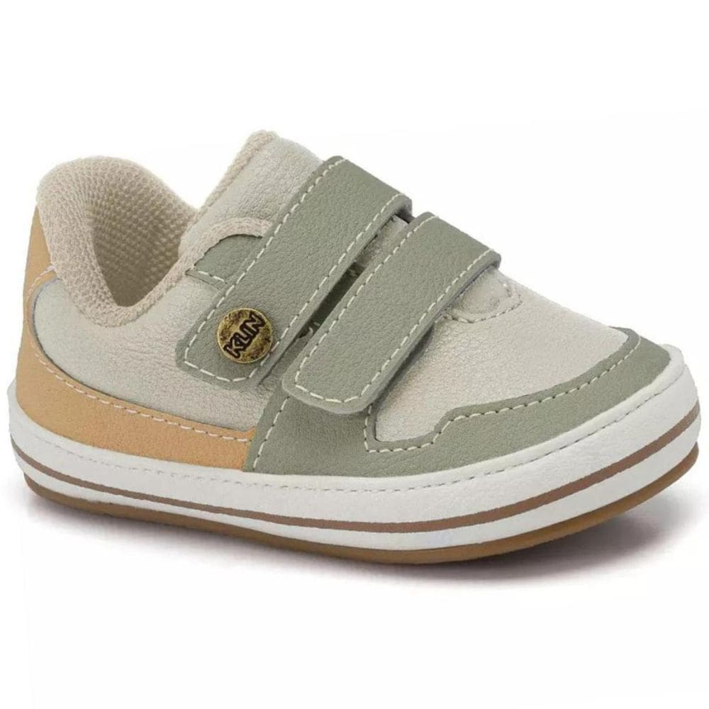 Tênis Infantil Klin Algodão Doce Confort Menino - Off White