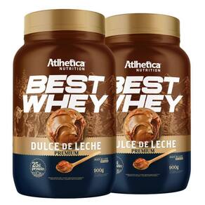 Kit 2 Best Whey Isolado Hidro Doce De Leite 900G - Atlhetica