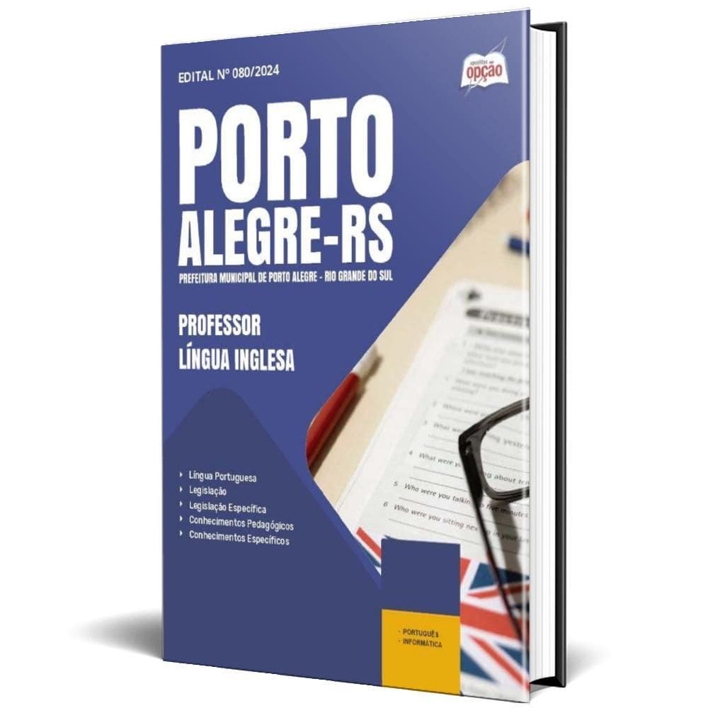Apostila Prefeitura Porto Alegre Rs 2024 Professor Língua