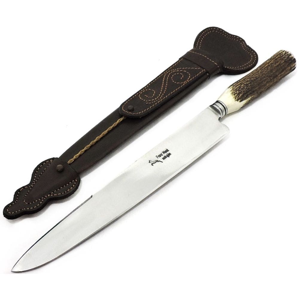 Faca Franz Wenk Solingen Aço Carbono 1075 Lâm. 26 cm.