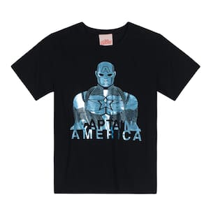 Camiseta estampada Infantil menino Licenciados Brandili Preto