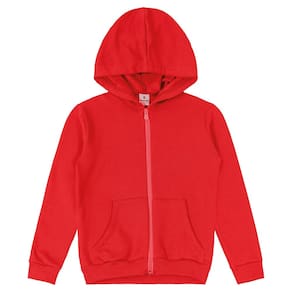 Jaqueta infantil menino em moletom Brandili Vermelho