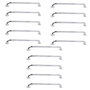 Barra de Apoio 70cm Inox Kit 15 Unidades Idoso Gestante Deficiente Criança Acessibilidade Casa Banheiro Box Segurança Proteçao Suporte Resistente