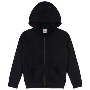 Jaqueta infantil menino em moletom Brandili Preto