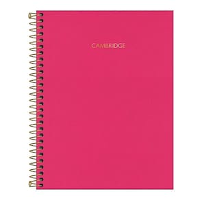 Caderno Univ 80Fls Executivo Cambridge Pink Tilibra