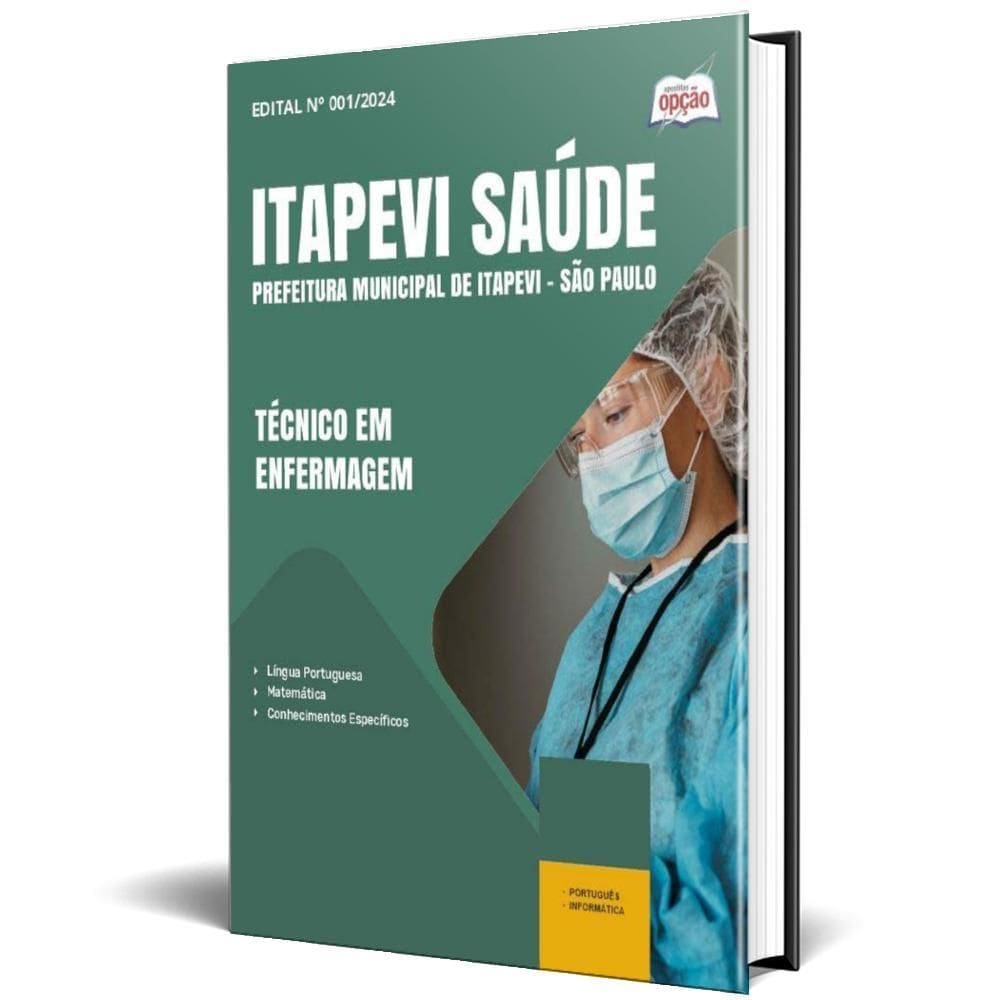 Apostila Itapevi Saúde 2025 - Técnico Em Enfermagem