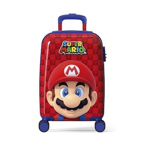 Mala de Viagem Bordo Infantil Super Mario Azul