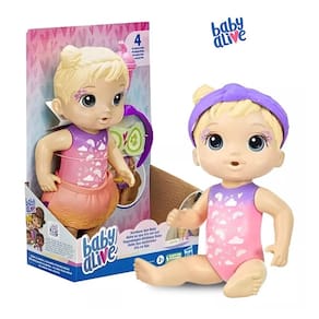 Boneca Baby Alive Rainbow Spa Baby Loira - Hasbro