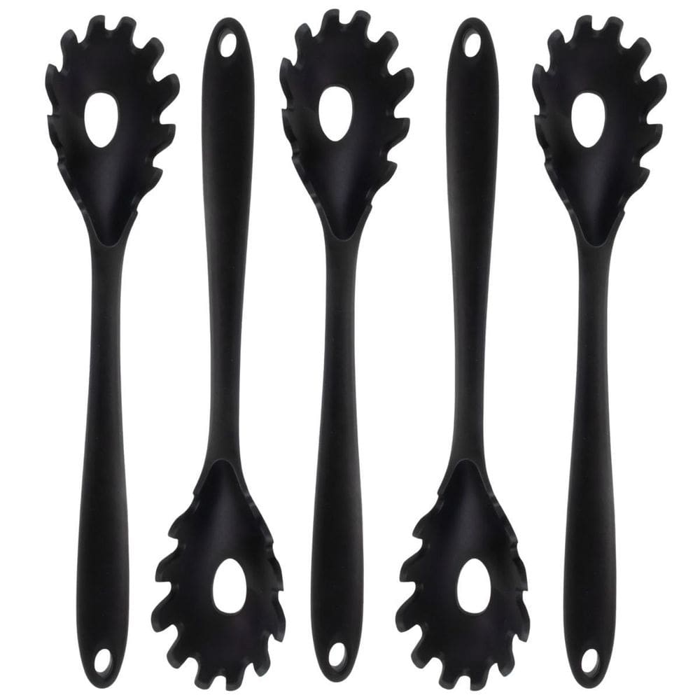 Pegador De Massa Silicone Preto Grande Kit 05 Un