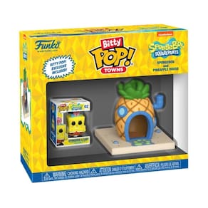 Bitty Pop Town Bob Esponja E Gary Na Casa De Abacaxi