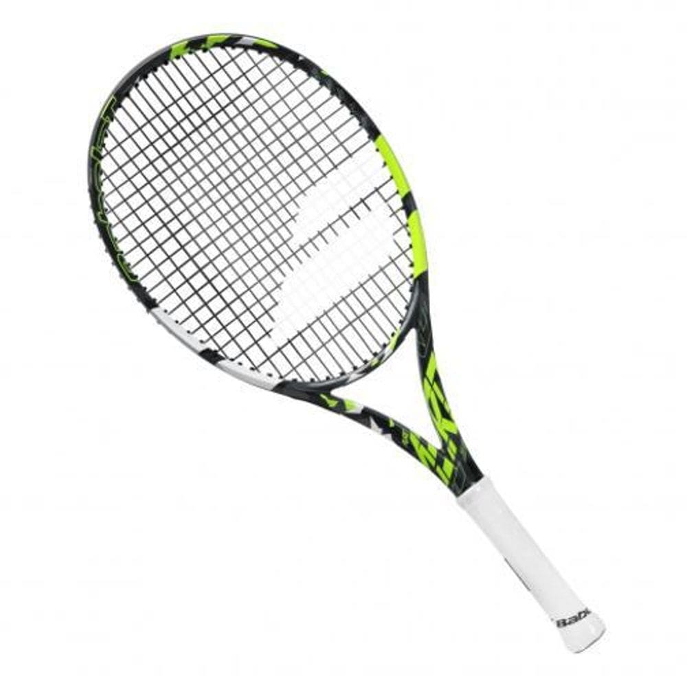 Raquete Tênis Babolat Pure Aero Junior 26 250G Cinza Amarelo