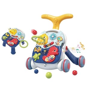 Andador Infantil Fundo Do Mar Bebê Azul - Zippy Toys