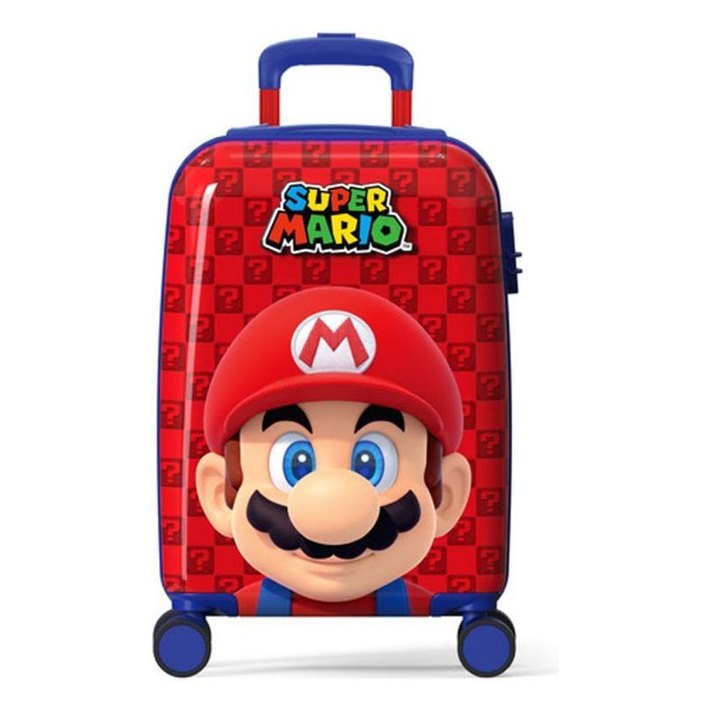 Mala De Viagem Pequena Infantil Escolar Super Mario Bros