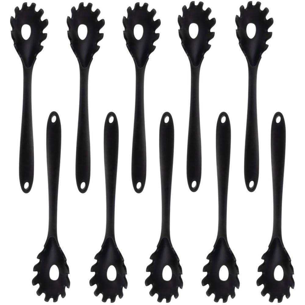 Pegador De Massa Silicone Preto Grande Kit 10 Un