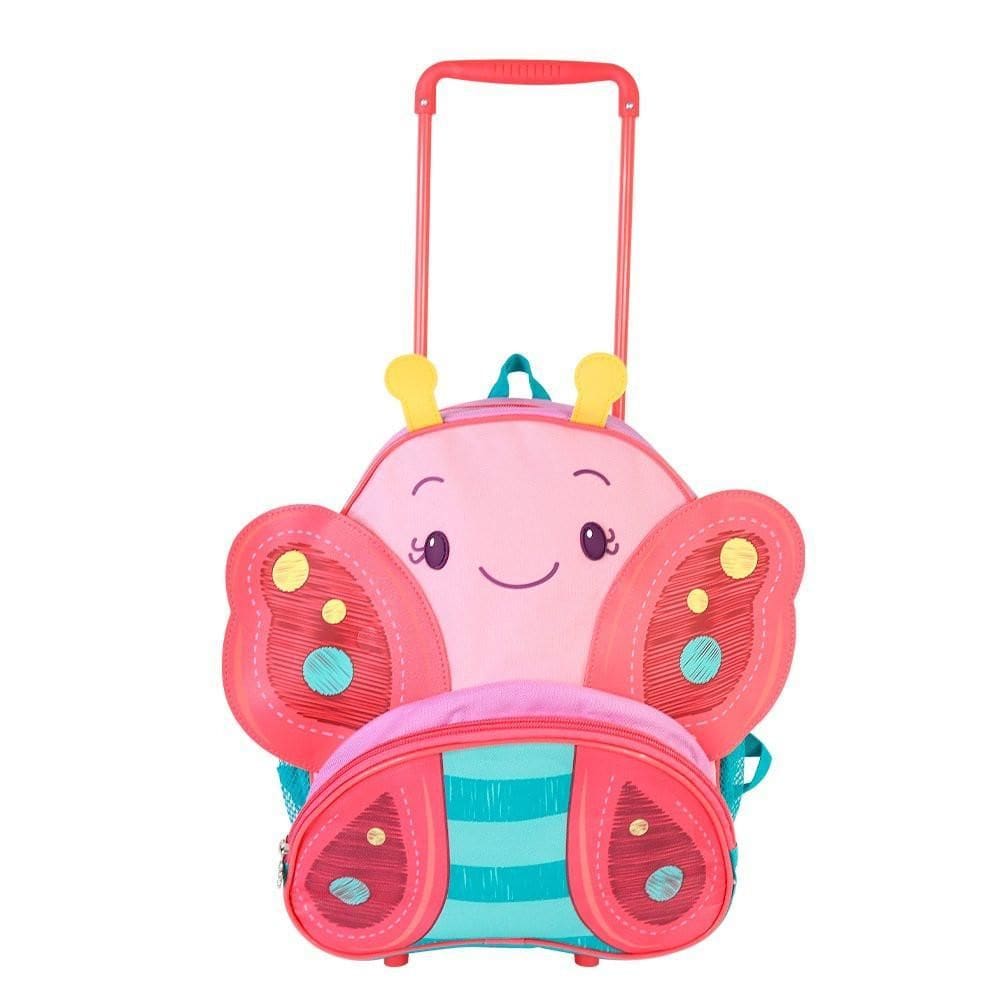 Mochila Com Rodinhas Infantil - Borboleta