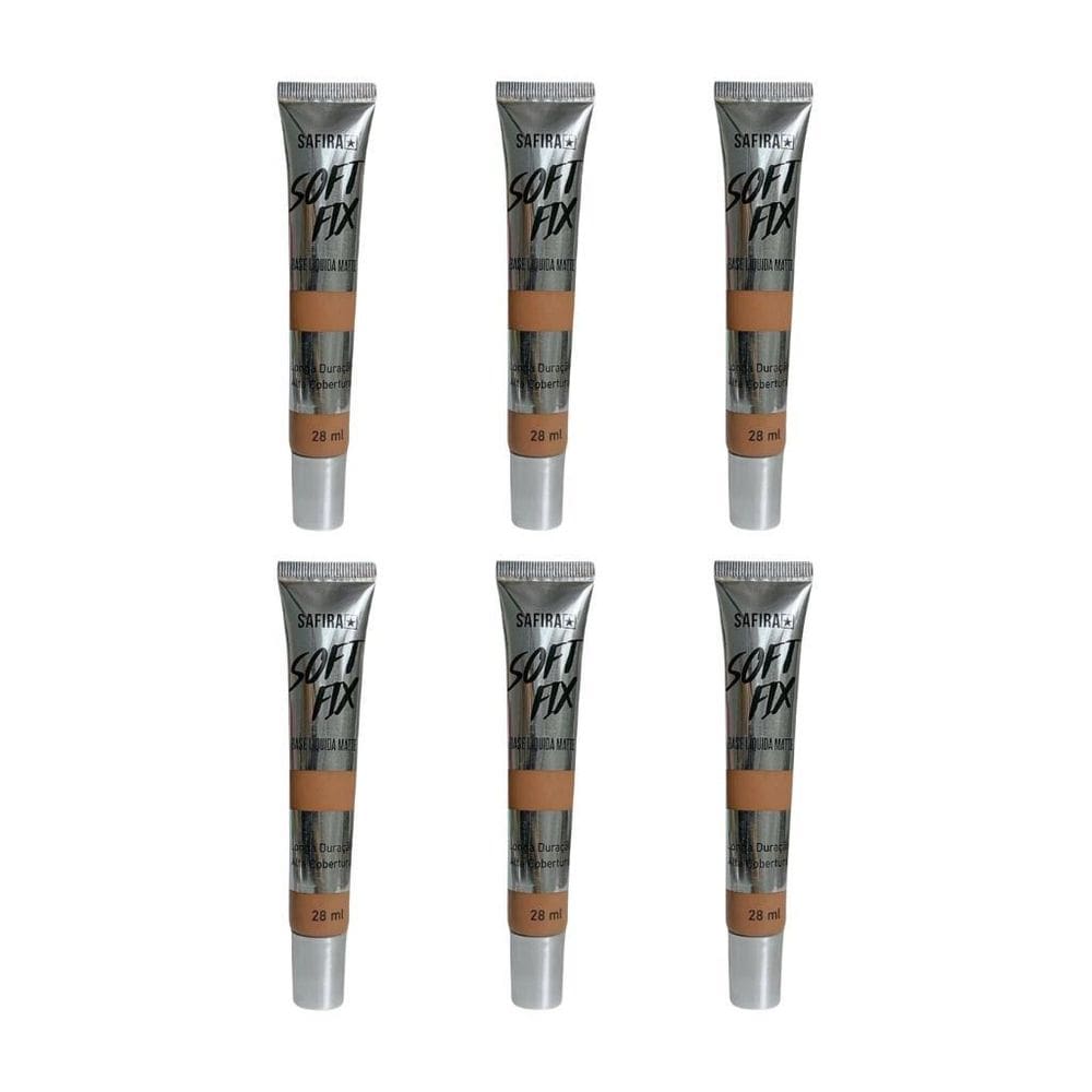 Base Safira Liquida Matte N 06 Bs66463 - Kit Com 6Un