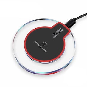 Carregador Wireless Fantasy Qi De Mesa Slim Sem Fio - Preto