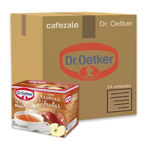 Chá Dr. Oetker Maçã E Canela Kit 24 Caixas 10 Saquinhos