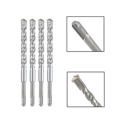 imagem-4 Brocas Sds Plus 18X400 Mm Aço Carbono Tungstênio Martelete