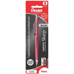 Lapiseira Técnica P207 0.7Mm Rosa Metallic Pentel