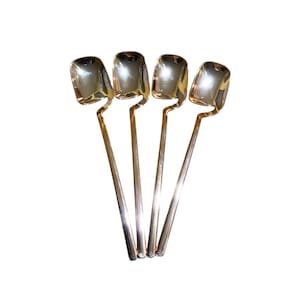 Colheres Sobremesa Vazada Rose Descartável 14Cm- Kit 12 Un