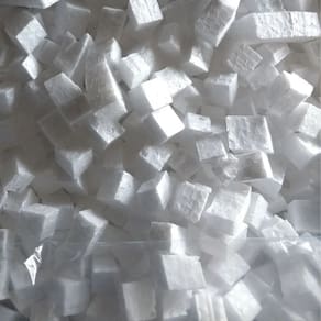 5 Litros Flocos Isopor Proteção Branco tiras e cubos Enchimento Embalagem