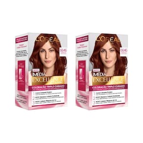 Coloraçao Imedia 6.646 Vermelho Acentuado-Kit C/2Un