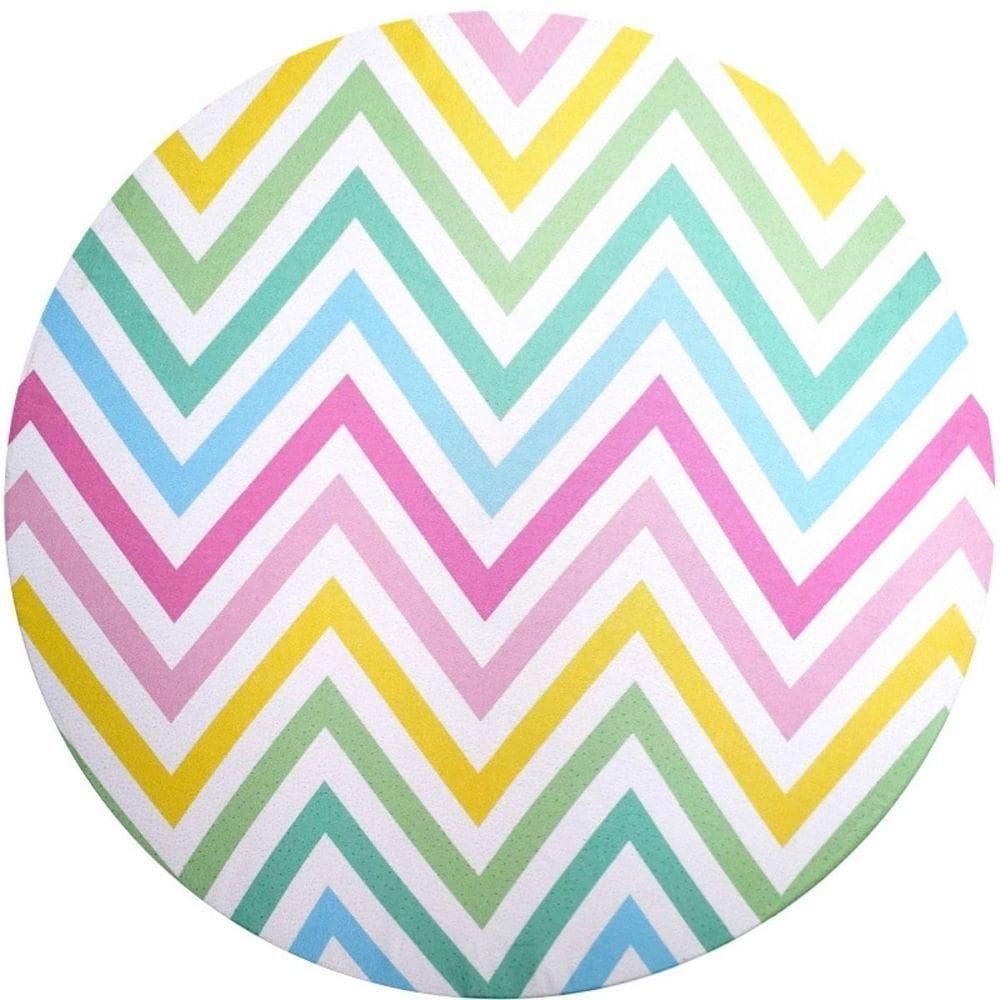 Kit 4 Capas Sousplat Zigzag Alegria 35cmx35cm rosa
