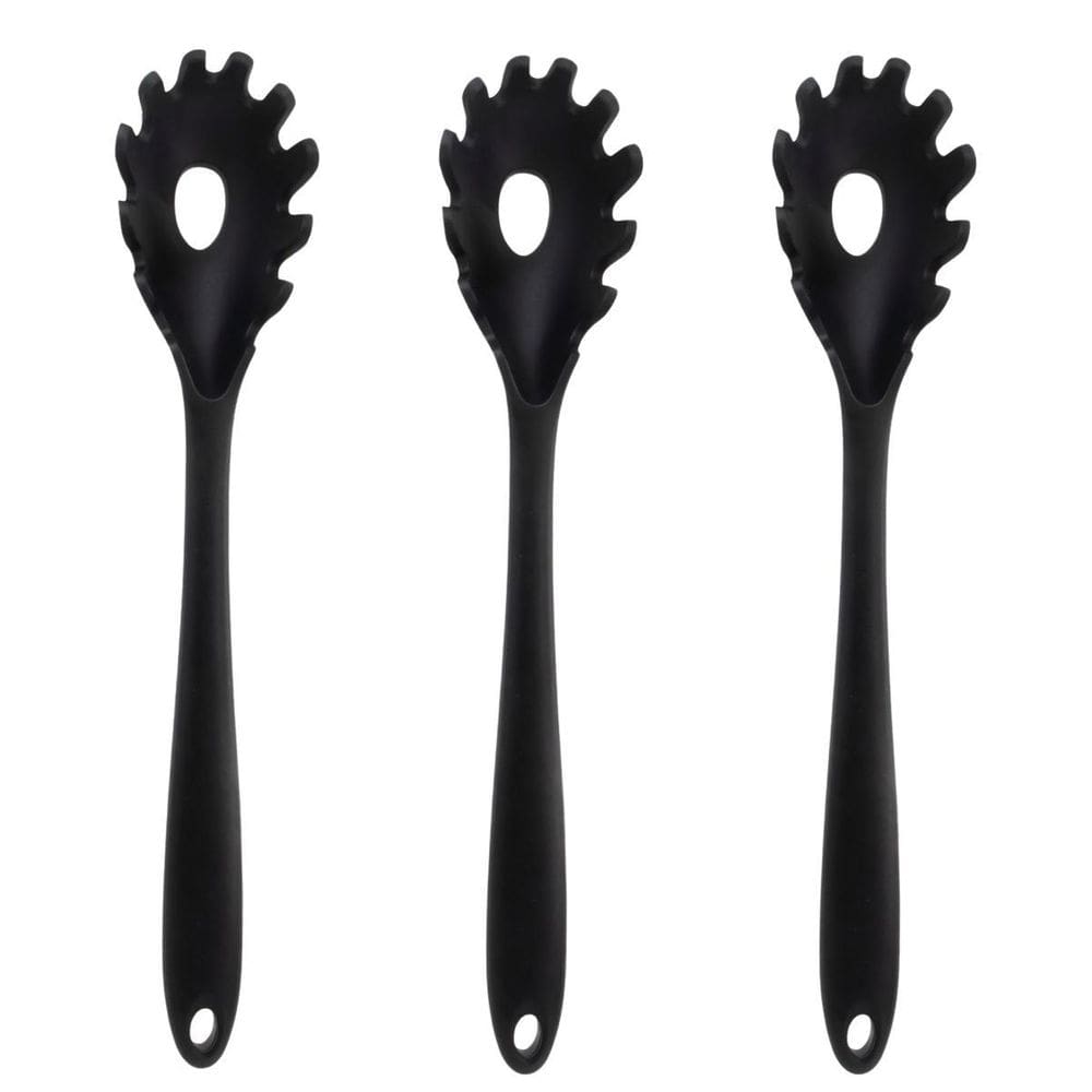 Pegador De Massa Silicone Preto Grande Kit 03 Un
