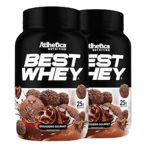 2 Suplemento Whey Isolado Hidro Brigadeiro 900G - Atlhetica